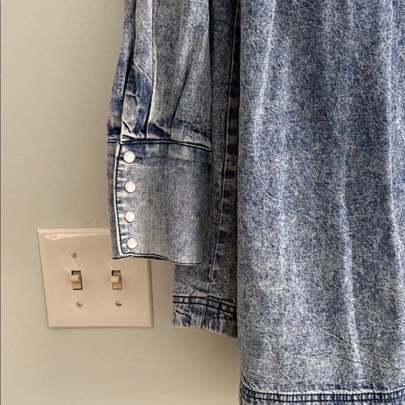 Free people Charlie denim jacket M NWT - Picture 5 of 6